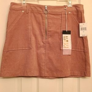 🎄NWT Light Pink Corduroy Skirt
